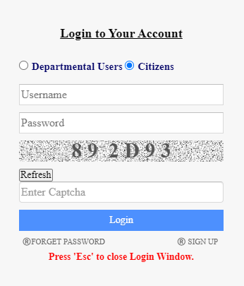 banlarbhumi portal login